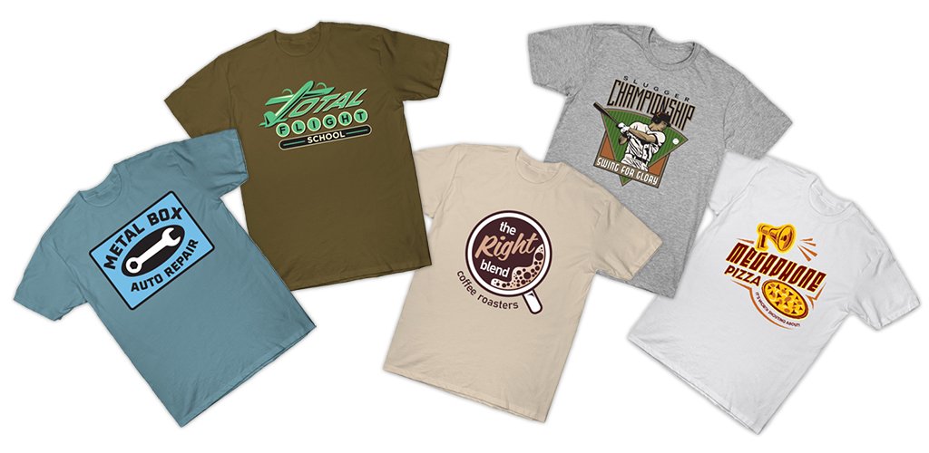 Designs on t-shirts